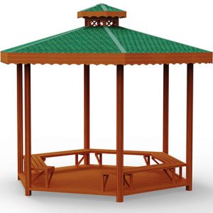 Wooden Gazebo Model 11