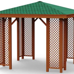 Wooden Gazebo Model 2