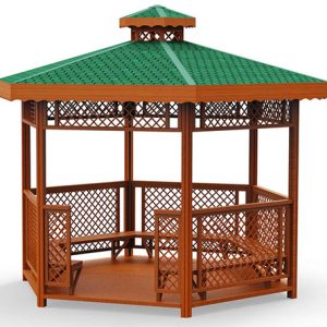 Wooden Gazebo Model 3